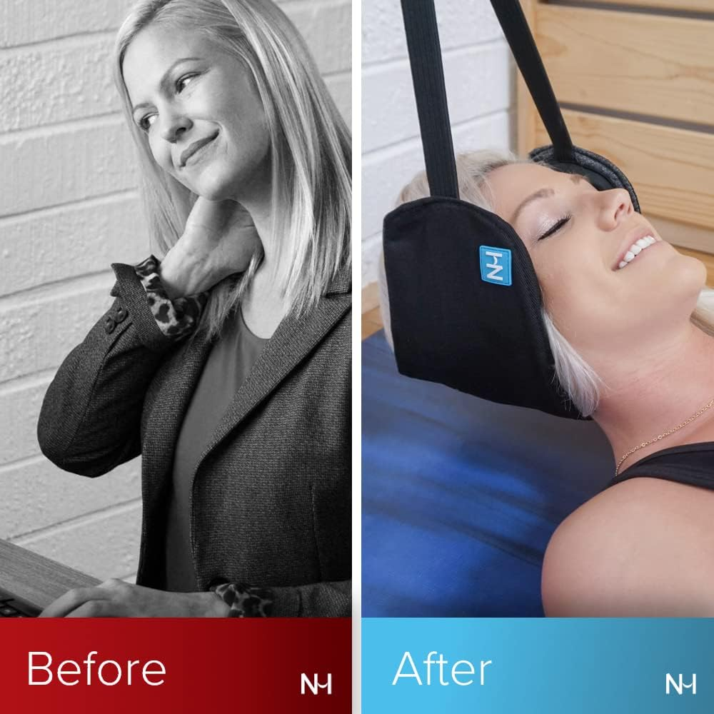 The Original Neck Hammock Neck Stretcher - Cervical Traction Device for Neck Decompression - Portable Device for Neck Tension Relief - Image 5