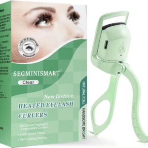 Heated Eyelash Curler, Fast Heat up within 5S, 24 Hours Long Lasting, Rechargeable Electric Eyelash Curler, Temperature Control, Safe Anti-Burn Eyelash Curlers, Quick Natural Curling Eye Lashes