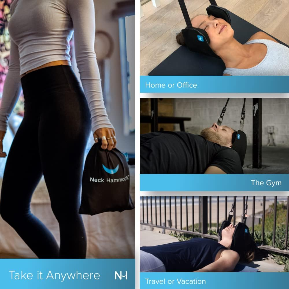 The Original Neck Hammock Neck Stretcher - Cervical Traction Device for Neck Decompression - Portable Device for Neck Tension Relief - Image 6