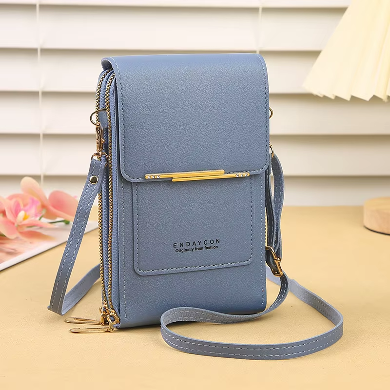 Fashionable Touch Screen Lock Cell Phone Bag for Women - Crossbody Shoulder Bag with Card Holder - Image 13