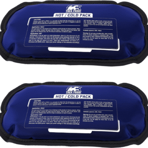 Ice Pack – Reusable Hot and Cold Therapy Gel Wrap Support Injury Recovery, Alleviate Joint and Muscle Pain – Rotator Cuff, Knees, Back & More (Gel Packs (2) without Wrap)