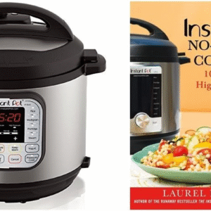 Pot DUO60 6 Qt 7-In-1 Multi-Use Programmable Pressure Cooker with the Pot No-Pressure Cookbook